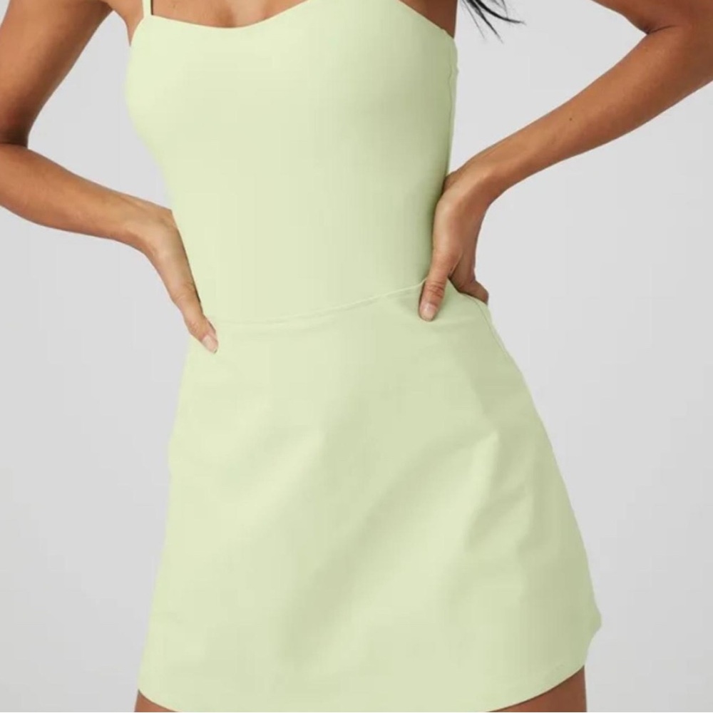 ALO Yoga Light Green Mini Dress